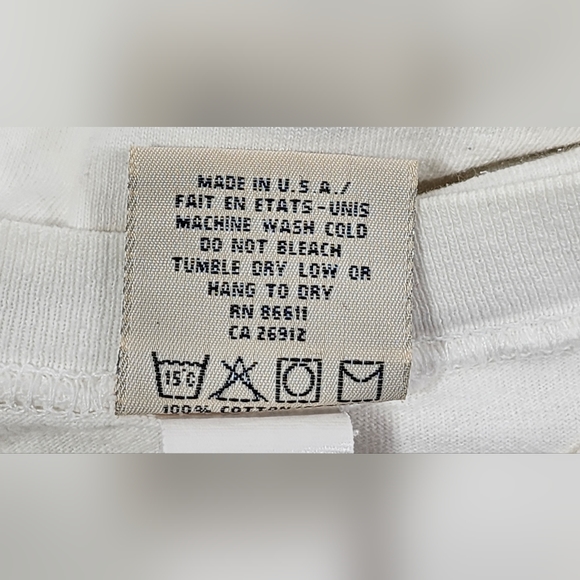 VINTAGE NO FEAR FACE YOUR FEARS LIVE YOUR DREAMS 1990s SIZE EXTRA LARGE WHITE - Picture 9 of 10